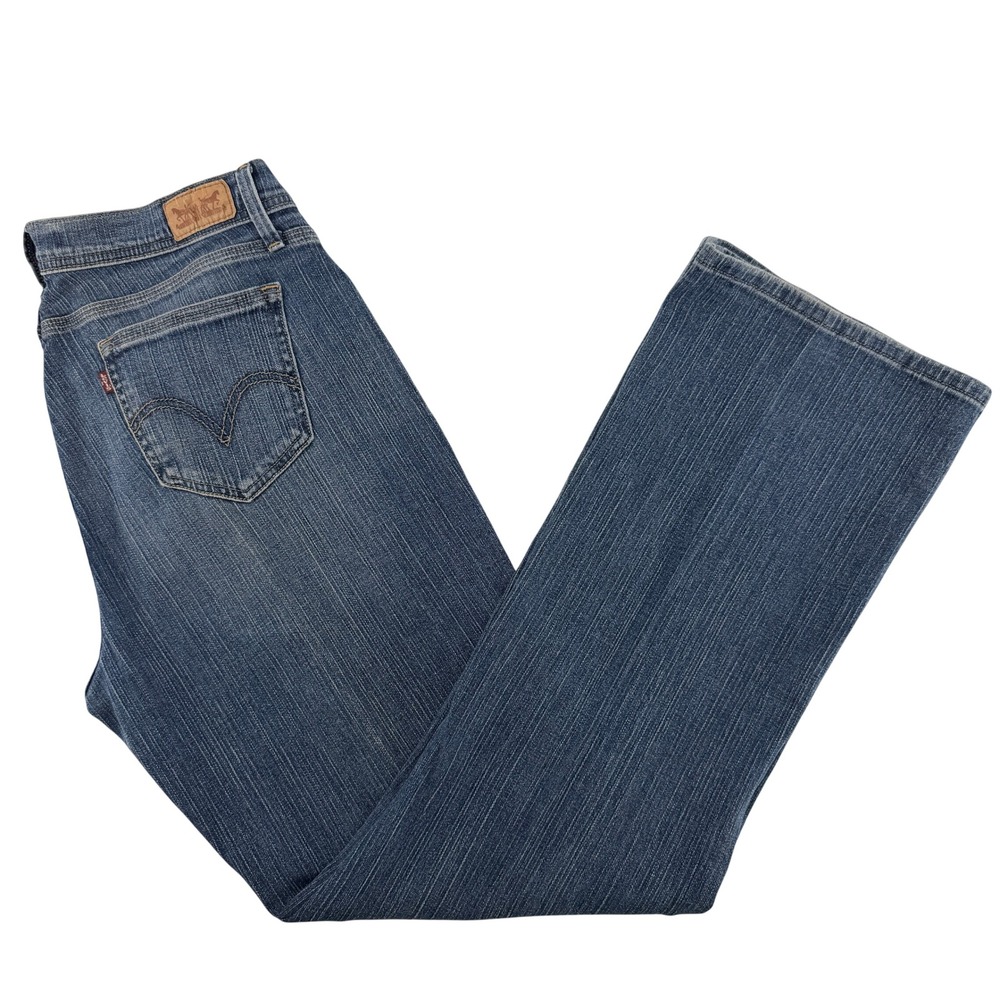 Levis 529 Curvy Bootcut Jeans Womens 12 Blue Medium Wash Mid Rise Denim Y2K